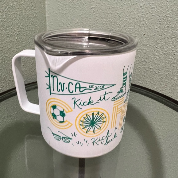 MiiR Double Wall Insulated Camp Cup Coffee Tea Coffee Bar  Lid Handle 12 Oz - Picture 1 of 4